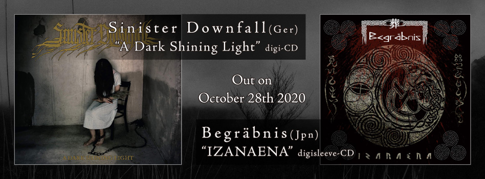 Begräbnis - IZANAENA - digisleeve-CD / Sinister Downfall - A Dark Shining Light - digi-CD