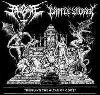 Fetid Zombie (USA) / Battlestorm (SIn) - Defiling the Altar of Gods - CD