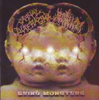 Carnal Diafragma (Cze) / Fecalizer (Mex) - Grind Monsters - CD