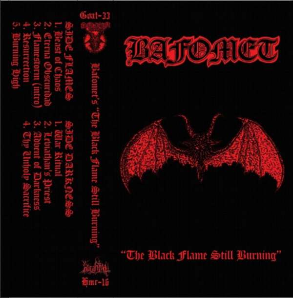 Bafomet (Jpn) - The Black Flame Still Burning - Pro Casset with Woven Pach