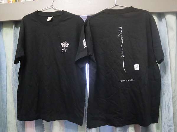 Funeral Moth (Jpn) - 2025 Short-Sleeve Shirts with embroidery(Black/M) - T-shirts